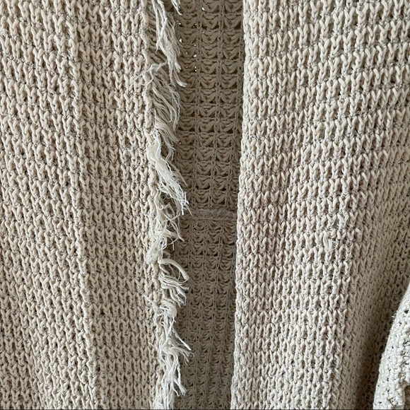 Free People Asymmetrical Open Cardigan (SZ M) - Picture 4 of 5